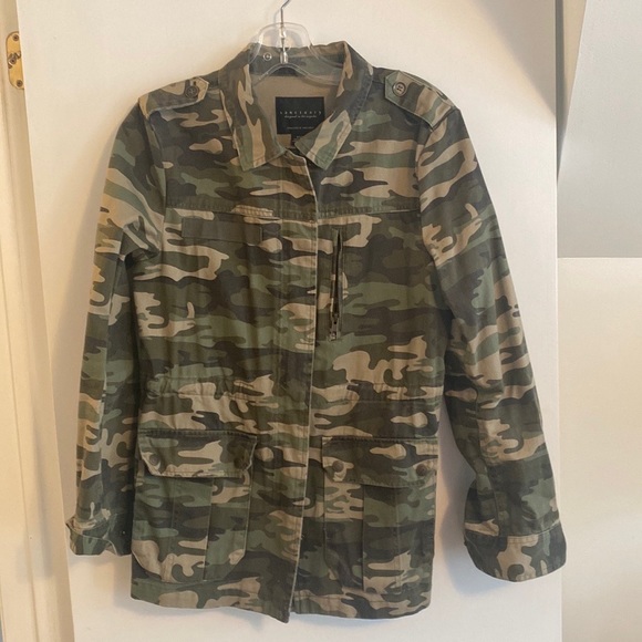 Sanctuary Designed In Los Angeles Military Zip Front Jacket  size XS - Picture 12 of 13